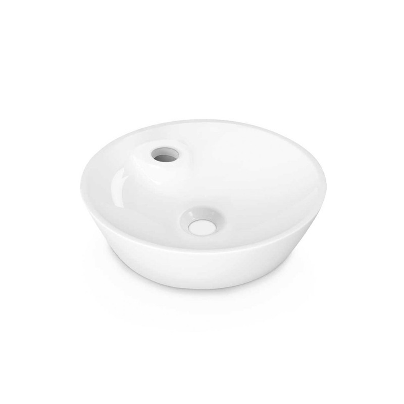 LiEJA - Lavatório Pousar Circular - C/Furo 450x120 mm