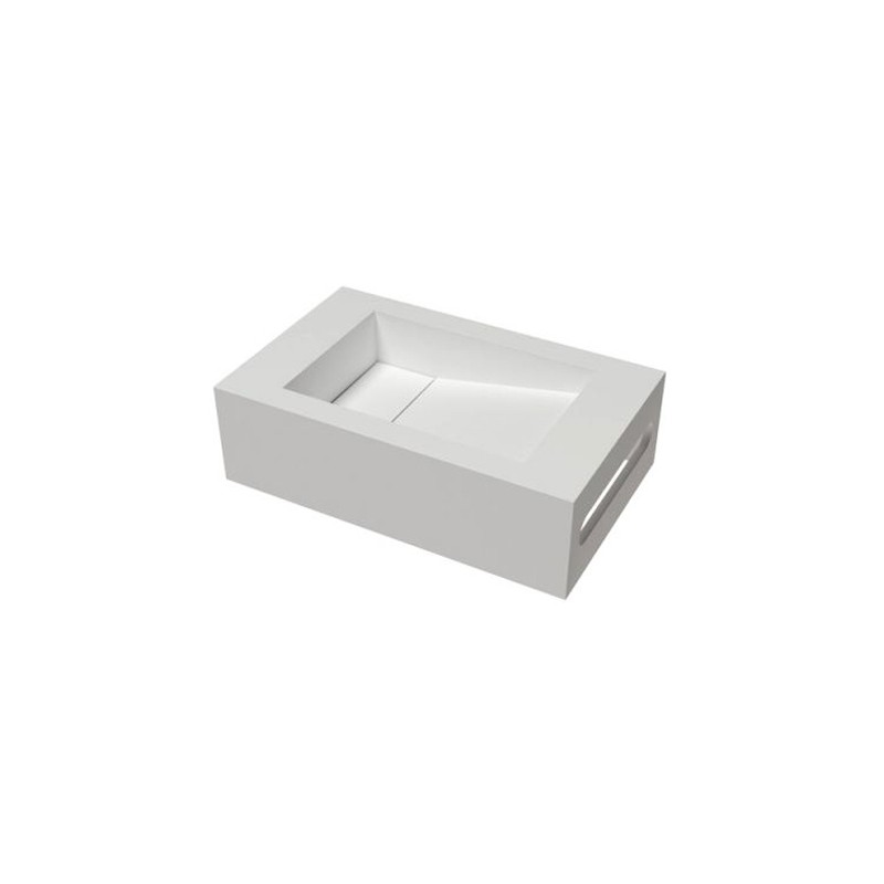 MINI UMBRIEL STANDARD - Lavatório Pousar Rectangular - 50X31 - COM TOALHEIRO LATERAL