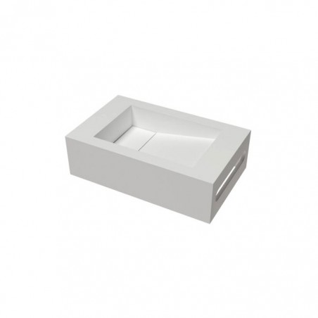 MINI UMBRIEL STANDARD - Lavatório Pousar Rectangular - 50X31 - COM TOALHEIRO LATERAL