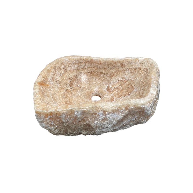 FOSIL ONIX - Lavatório Pousar em Pedra Natural - 40X45X15