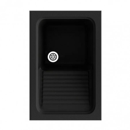 TANQUE LAVAR ROUPA SILEX 117 - COR NEGRO