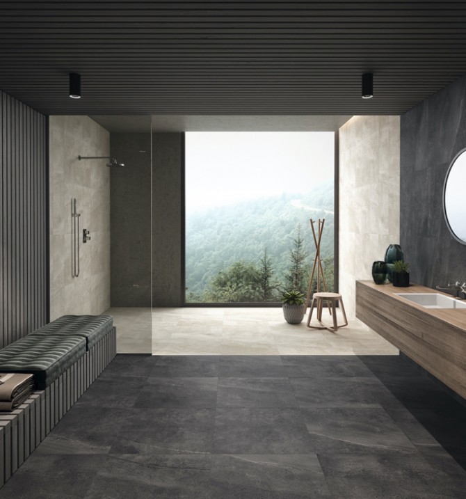 LAVASTONE ANTRACITE 45X90...