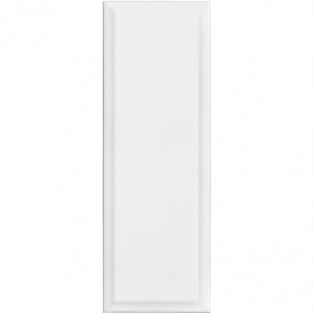 AZULEJO BRANCO BRILHO BISELADO  10 X 30 - CX 0.75m2