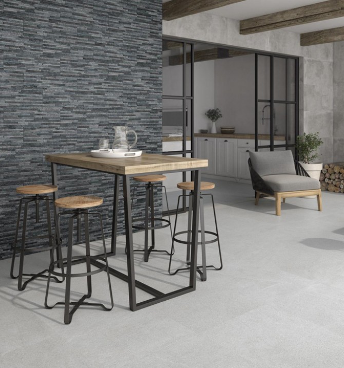 DUPLOSTONE GRIS 45X90 RECT...