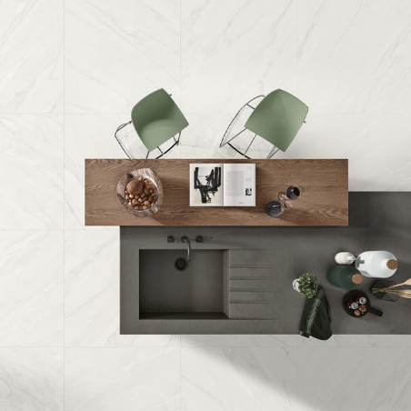 MARBLE WHITE - 60X60 RECT MATT - CX 1.08M2
