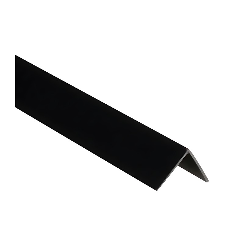 PERFIL COBRE ESQUINA  - PVC "L" CANTONEIRA 25x25cm - NEGRO 2.6M - 0PPA25NE