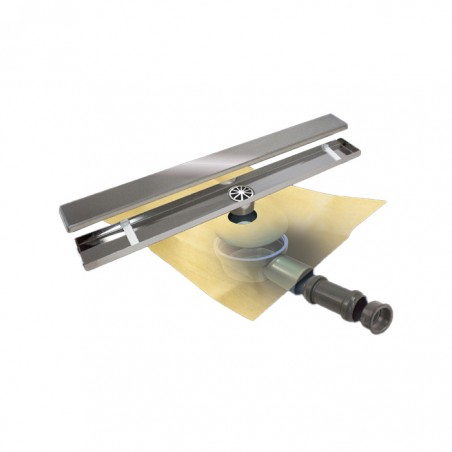 KIT SIFÃO BASIC DUO REVESTÍVEL INOX 60 CM