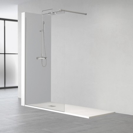 PAINEL VIDRO FIXO PROFILTEK - OT2000 110 CM  Vidro 8mm + PERFIL BRILHO + TECNO CLEAN