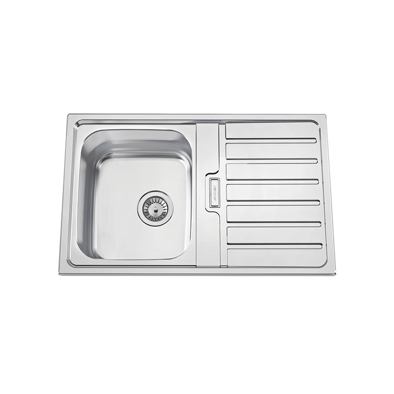 PIA URBAN 80 - 1 CUBA + 1 ESCORREDOR - 1C1E 800X500X200MM POLIDO