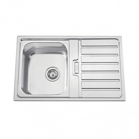 PIA URBAN 80 - 1 CUBA + 1 ESCORREDOR - 1C1E 800X500X200MM POLIDO