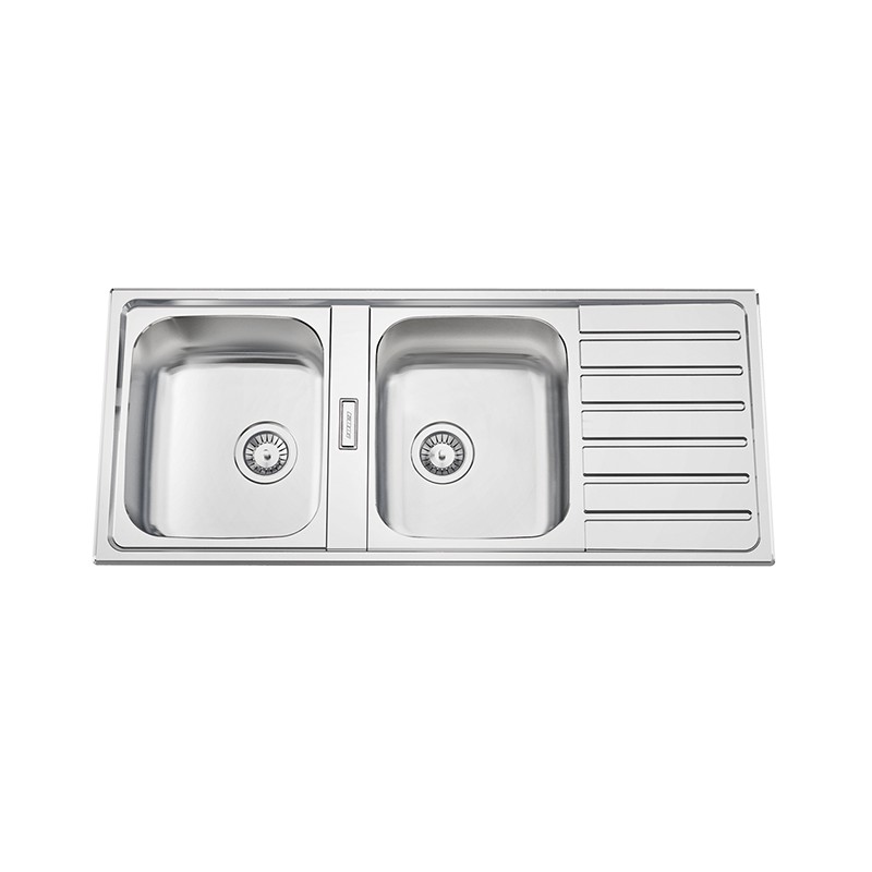 PIA URBAN 116 - 2 CUBA + 1 ESCORREDOR - 2 C 1 E 1160X500X200 MM POLIDO