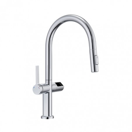 TURIN -  Misturadora de COZINHA C/ SENSOR E VISOR DE TEMPERATURA - CROMO