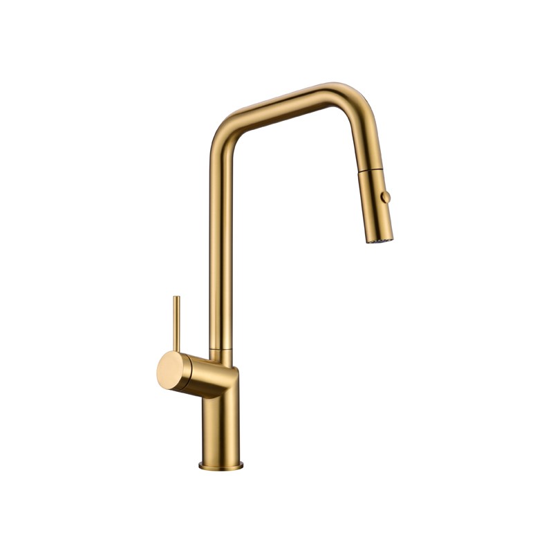 BOON - MIST COZINHA CHUV EXTRAIVEL 2 JACTOS ORO MATE - GCE024/OC
