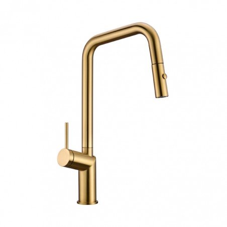BOON - MIST COZINHA CHUV EXTRAIVEL 2 JACTOS ORO MATE - GCE024/OC