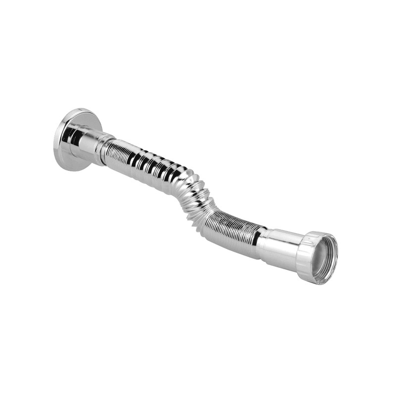 Tubo Articulado c/Porca  1 1/4" x 40 x 32 - CROMADO