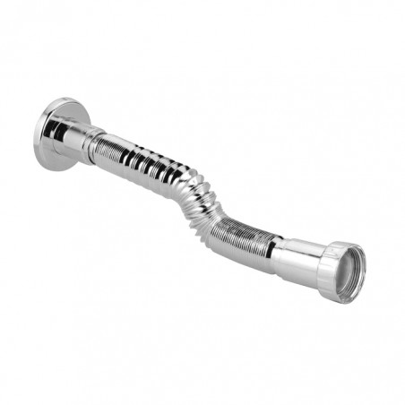 Tubo Articulado c/Porca  1 1/2" x 40 x 50 - CROMADO