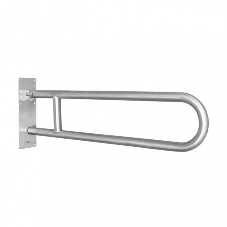 BARRA REBATÍVEL  INOX ESCOVADO - 80 CM (diam '32)
