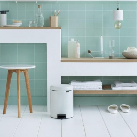 BALDE NEWLCON 5 LITROS - INOX BRANCO