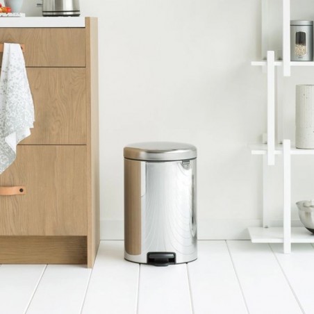 BALDE NEWLCON 20 LITROS - INOX POLIDO BRILHO