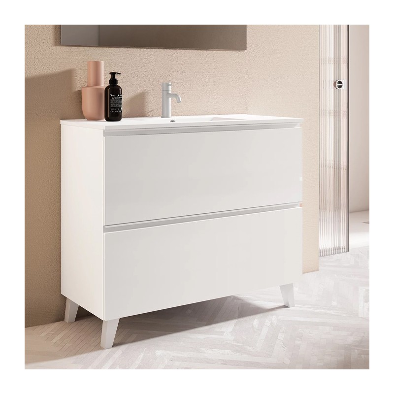 GRANADA 80 BRANCO - Móvel ao Chão de CHAO 2GAV 80cm S/Puxador