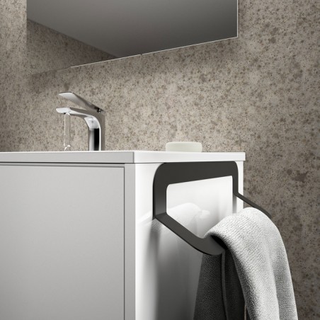 TOALHEIRO MINIMAL P/MOVEL PRETO  360X119X99mm