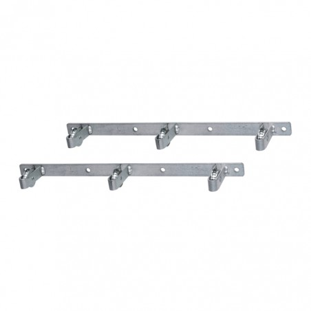 ESTENDAL ROUPA  P/PAREDE LATERAL ( 3ROLD.) INOX