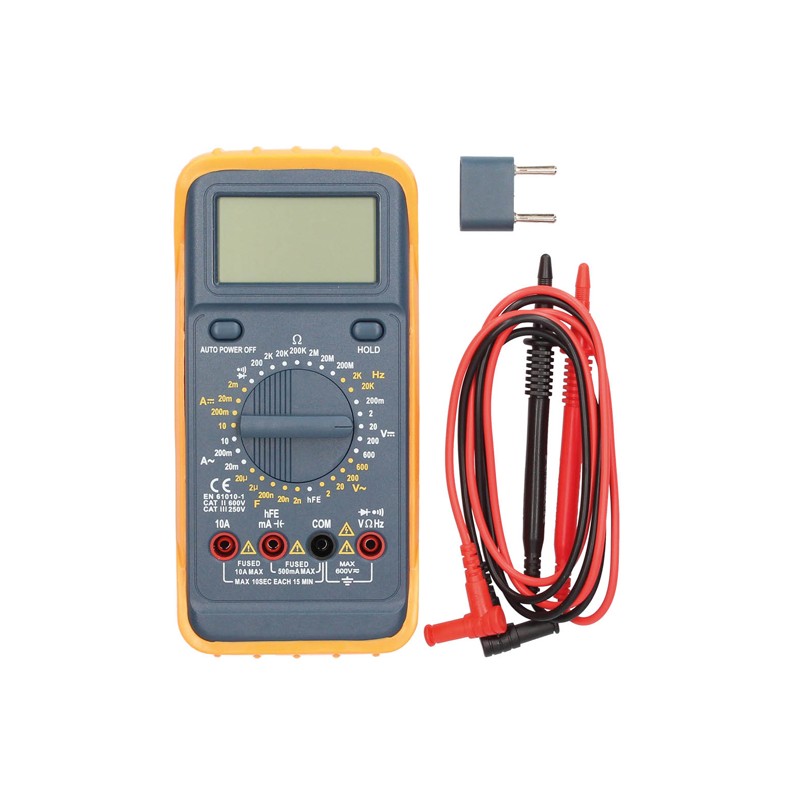 MULTIMETRO DIGITAL 1000V  C/PROTEÇÃO