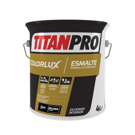 COLORLUX - ESMALTE SINT POLIUR BRILHANTE - 567 PRETO 4L