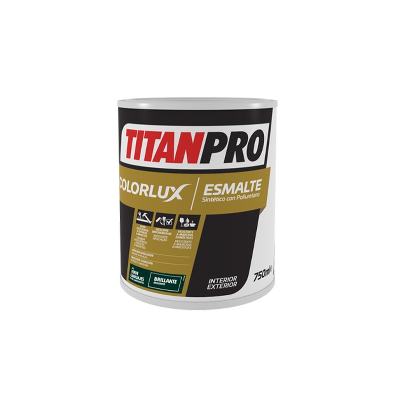 COLORLUX - ESMALTE SINT POLIUR BRILHANTE - VERDE GARRAFA RAL6005 - 750ML