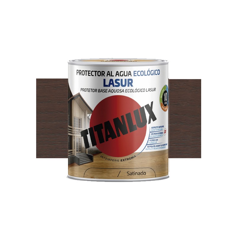 LASUR ECOLOGICO 3804 CAOBA/MOGNO ACETINADO 750ML