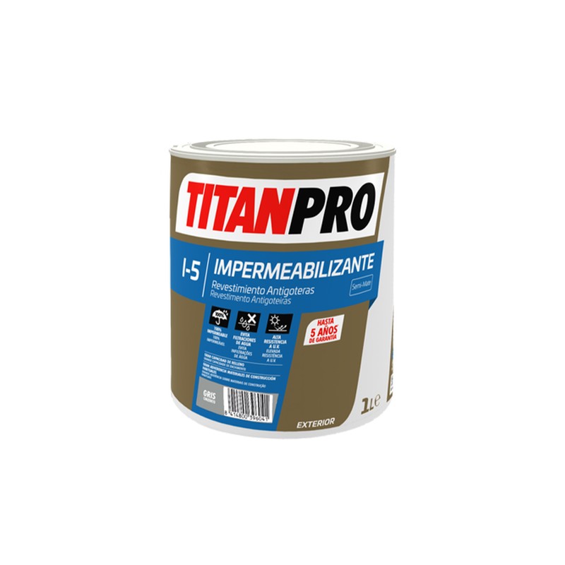 TITAN PRO I5 - ANTIGOTEIRAS CINZA 1L