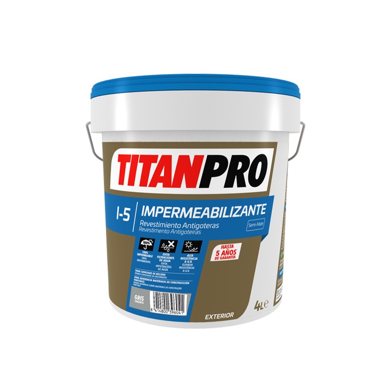 TITAN PRO I5 - ANTIGOTEIRAS CINZA 4L