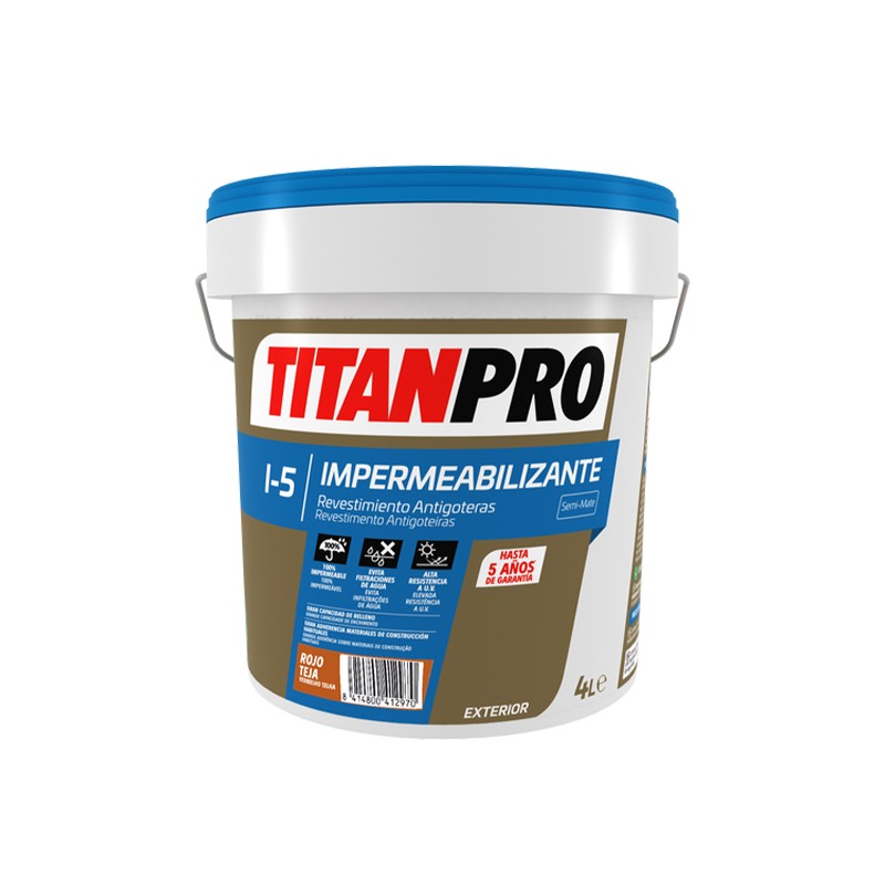 TITAN PRO I5 - ANTIGOTEIRAS VERMELHO TELHA 4L