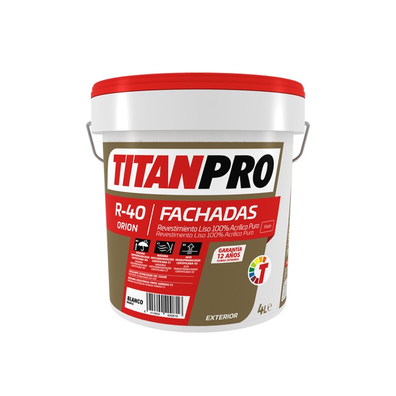 TITAN PRO R40 - REV. LISO 100%ACR BRANCO 4L