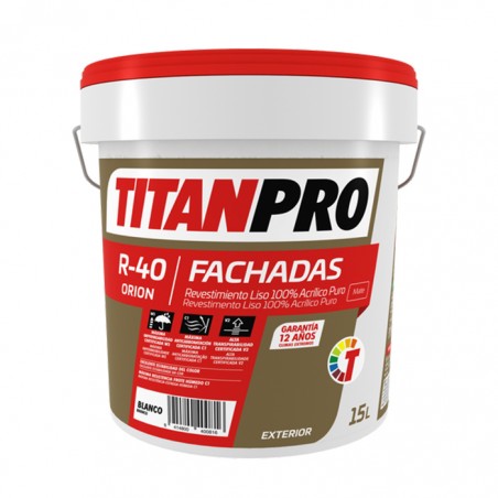 TITAN PRO R40 - REV. LISO 100%ACR BRANCO 15L