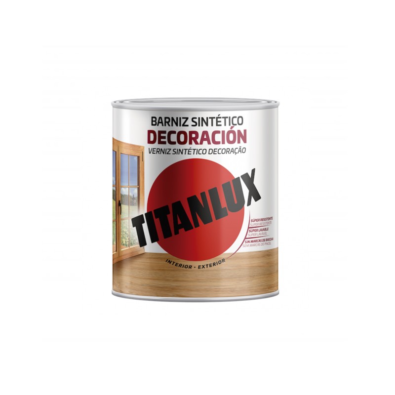 TITANLUX VERNIZ ACETINADO INCOLOR 750ML