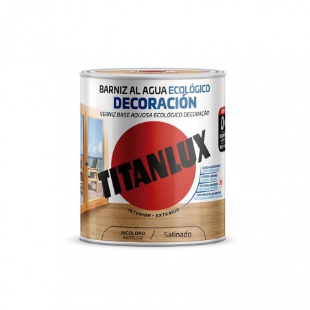 TITANLUX VERNIZ ECOLOGICO ACETINADO INCOLOR 750ML