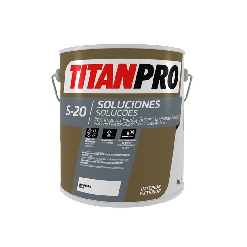 TITAN PRO S20 FIXADOR SINTETICO ACRILICO 4L