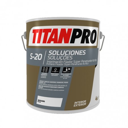 TITAN PRO S20 FIXADOR SINTETICO ACRILICO 4L