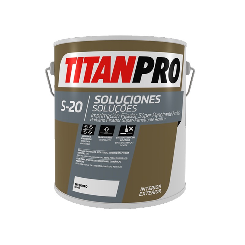 TITAN PRO S20 FIXADOR SINTETICO ACRILICO 10L