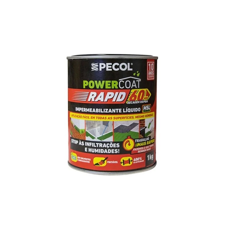 POWERCOAT RAPID MSL -BRANCO 1LT