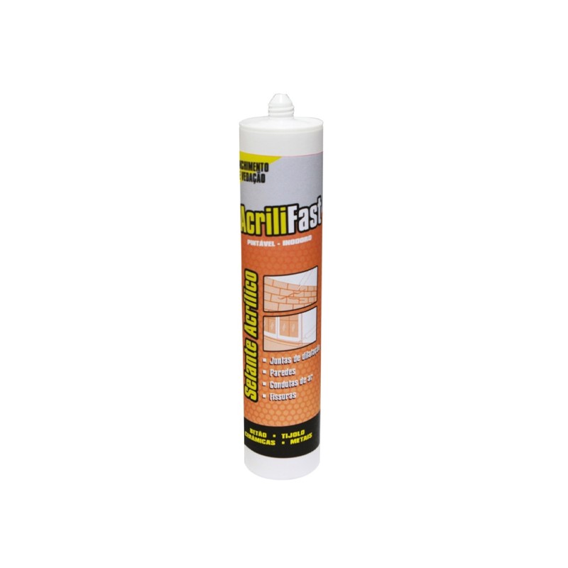 SELANTE ACRILICO BRANCO PINTAVEL - ACRILFAST