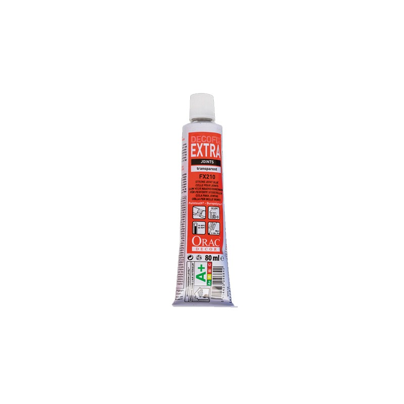 ORAC - DECORFIX EXTRA 80ML - Cola poliuretano para união de juntas entre perfis