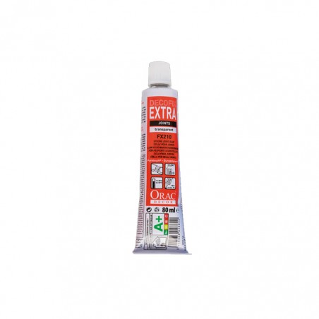 ORAC - DECORFIX EXTRA 80ML - Cola poliuretano para união de juntas entre perfis