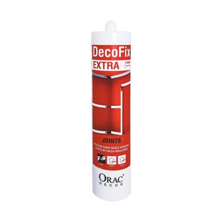 ORAC - DECORFIX EXTRA 310ML - Cola poliuretano para união de juntas entre perfis