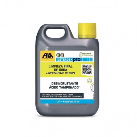 DETERDEK - DETERGENTE DESINCRUSTANTE ACIDO P/LIMPEZA FINAL DE OBRA 1L