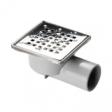 RALO UPDRAIN INOX POLIDO 10X10