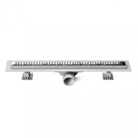CANAL DUCHE EASY c/ GRELHA INOX QUADRICULADA 50x5 CM