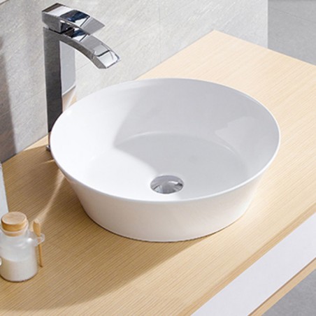 LAVATÓRIO POUSAR VOLTA 42  BT4087 - Circular S/Furo 420x125mm