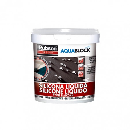 RUBSON SL3000 - 1KG «BRANCO» SILICONE LIQUIDO